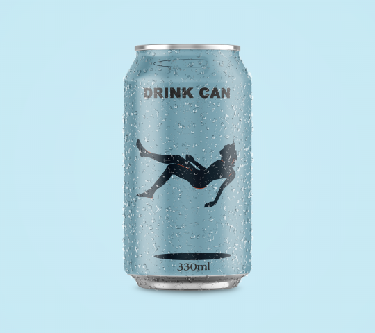 Abstract illustrations with flying people