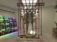 дизайн интерьера цветочного шоу-рума