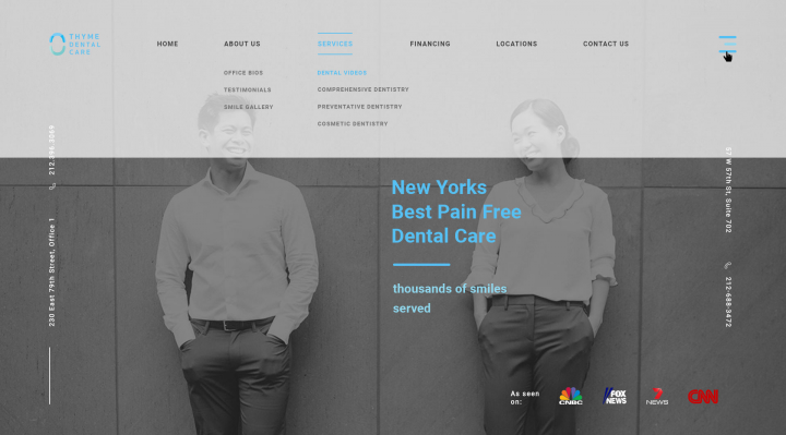 ThymeDentalCare - компания по зубам.