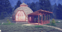 Продажи готовых проектов // Баня-купол