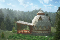 Продажи готовых проектов // Баня-купол