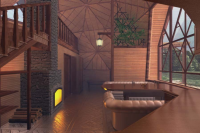 Продажи готовых проектов дизайна-интерьера // Баня-купол