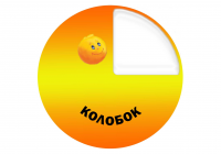 Детская книга Колобок стр.1