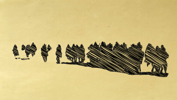 Лайн арт для проекта "История Кореи"