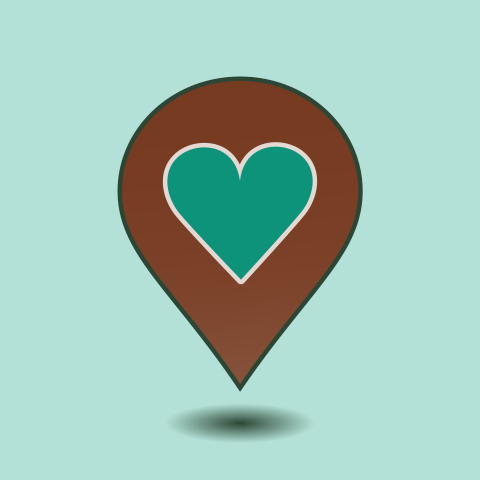 Иконка для Instagram кафе "Сова", раздел "ГДЕ МЫ"