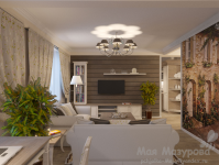 Квартира 70 кв.м. Гостиная