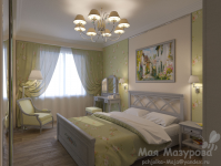 Квартира 70 кв.м. Спальная комната