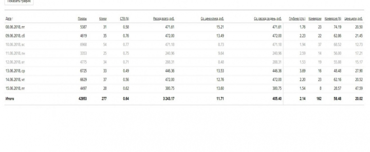 Контекстная реклама Яндекс.Директ (РСЯ). Ниша: ультразвуковые от