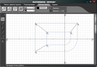 Графический векторный редактор для построения чертежей в эпюре