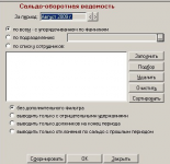 Сальдо - оборотная ведомость в разрезе сотрудников ЗиК 7.7