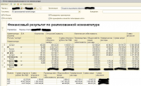 Отчет по финансовому результату расширенный