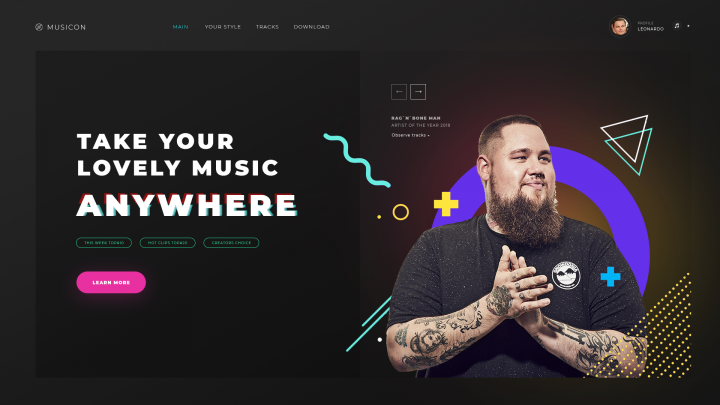 LandingPage - MUSICON