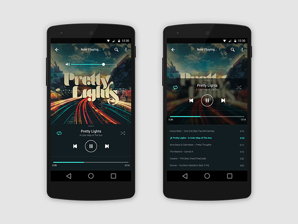 Музыкальный плеер на мобильный телефон