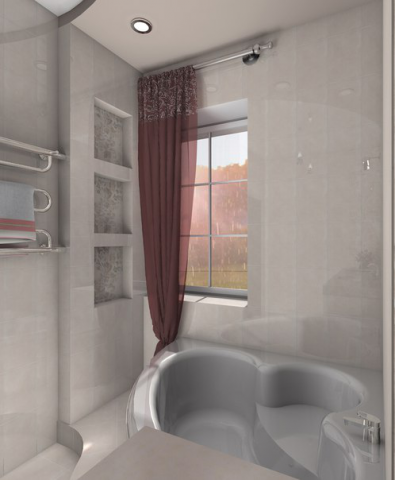 Фрагмент интерьера и его реализация