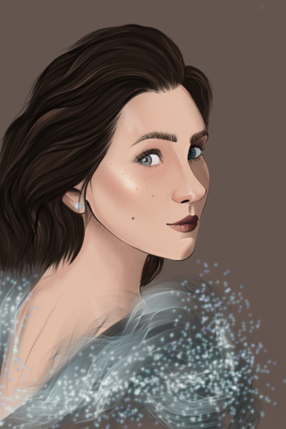 Автопортрет в Procreate