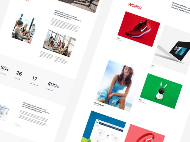 Дизайн сайта / Digital Agency