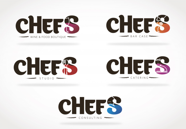 ЛОго для сети CHEFS