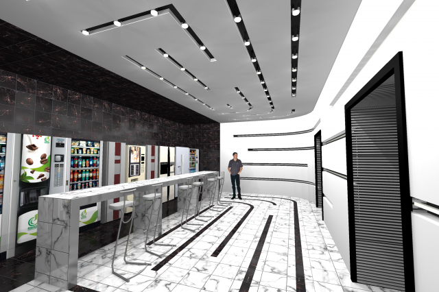 интерьер буфета