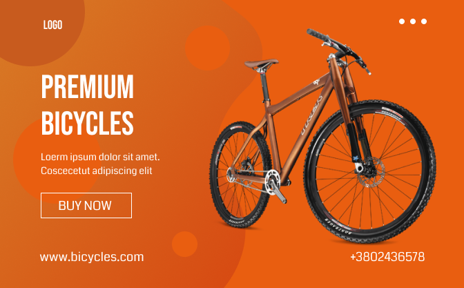 Баннер магазина велосипедов №2