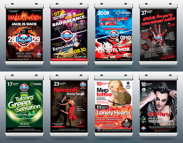 London club / posters