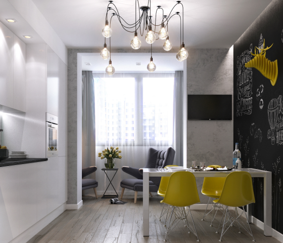 Проект квартиры 70 кв.м.