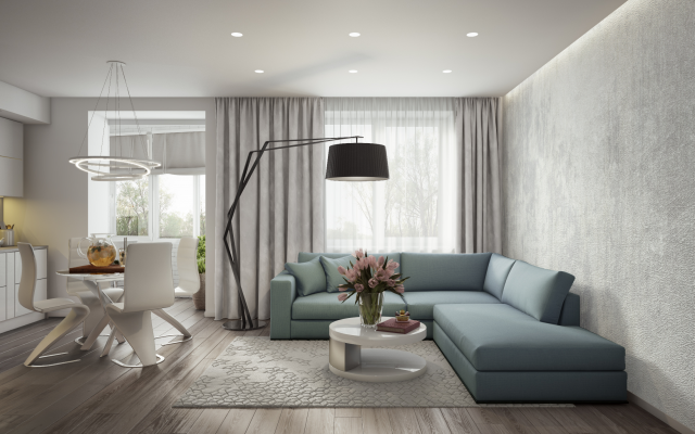 Проект квартиры 90 кв.м.