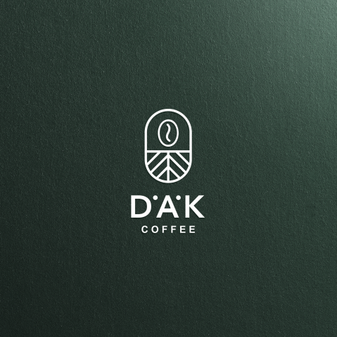 Логотип для кофейни DAK Coffee