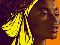 African girl