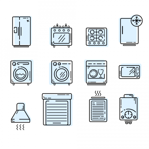 Иконки для сайта ремонта бытовой техники