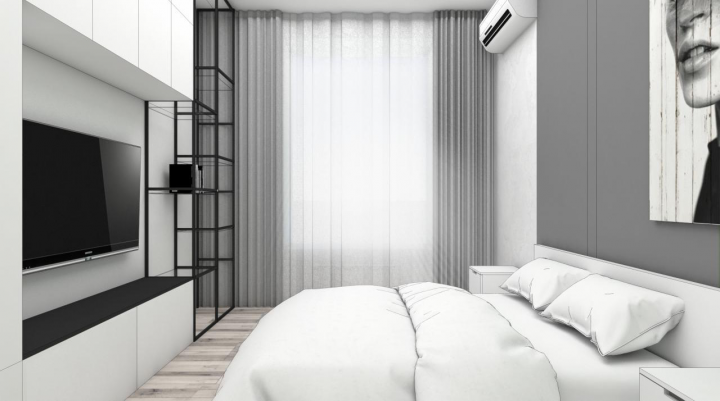 Интерьер частного дома/Гостевая спальня