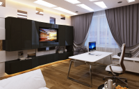 Кабинет в современном стиле