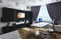 Кабинет в современном стиле