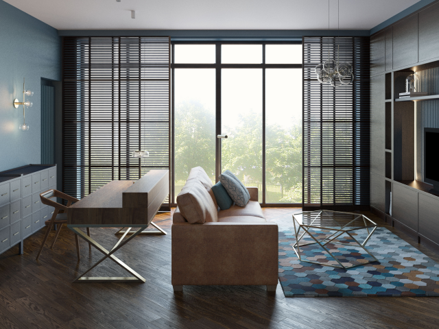 кабинет в частном коттедже, г.Москва