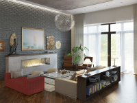 гостиная в частном коттедже, г.Москва