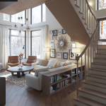 гостиная в частном коттедже, г.Москва