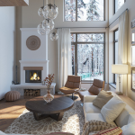 гостиная в частном коттедже, г.Москва