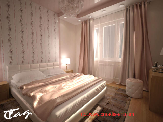 Спальня в спальном районе