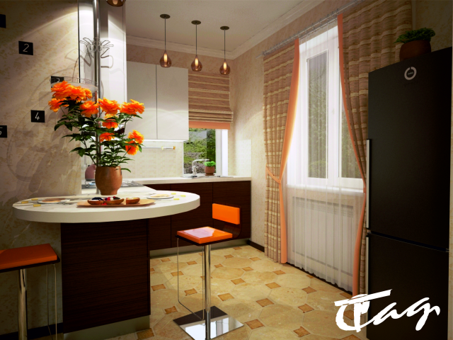 кухня в частном доме