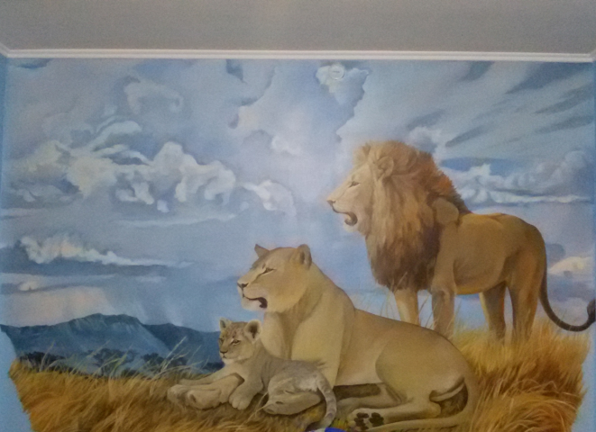 Семья львов