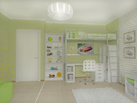 детская в 2-х комнатной квартире ракурс 2