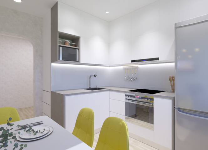 Кухня 8.5 м.кв