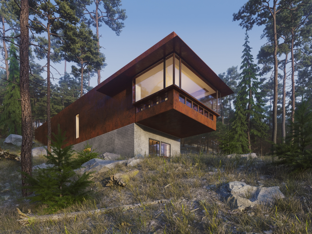 Экстерьер по референсу. Hyunam.IROJE Architects & Planners