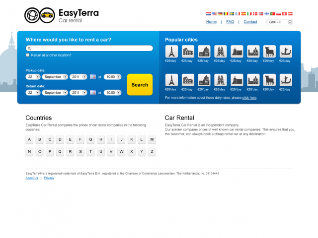 EasyTerra - Аренда автомобилей