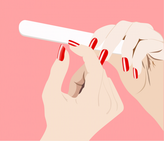 Векторная иллюстрация для фотостоков. Nails & Beauty