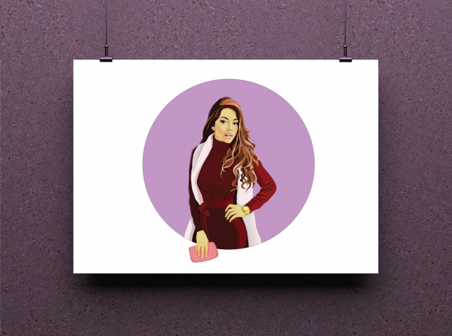 Иллюстрация девушки