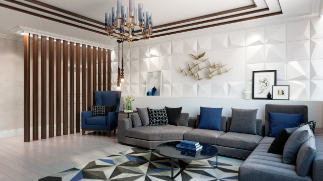 Гостиная в стиле модерн
