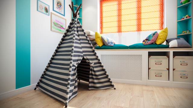 Детская комната в стиле лофт