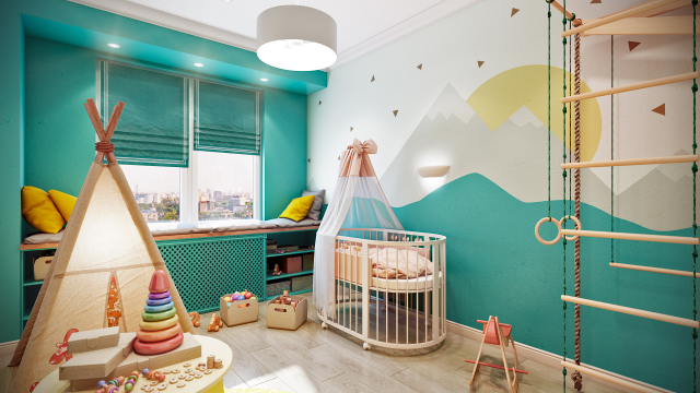 Детская комната в стиле лофт