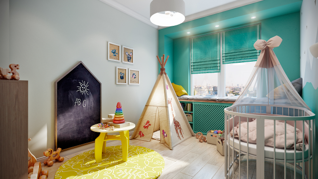 Детская комната в стиле лофт