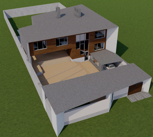 Проект дома в современном стиле в Санибе